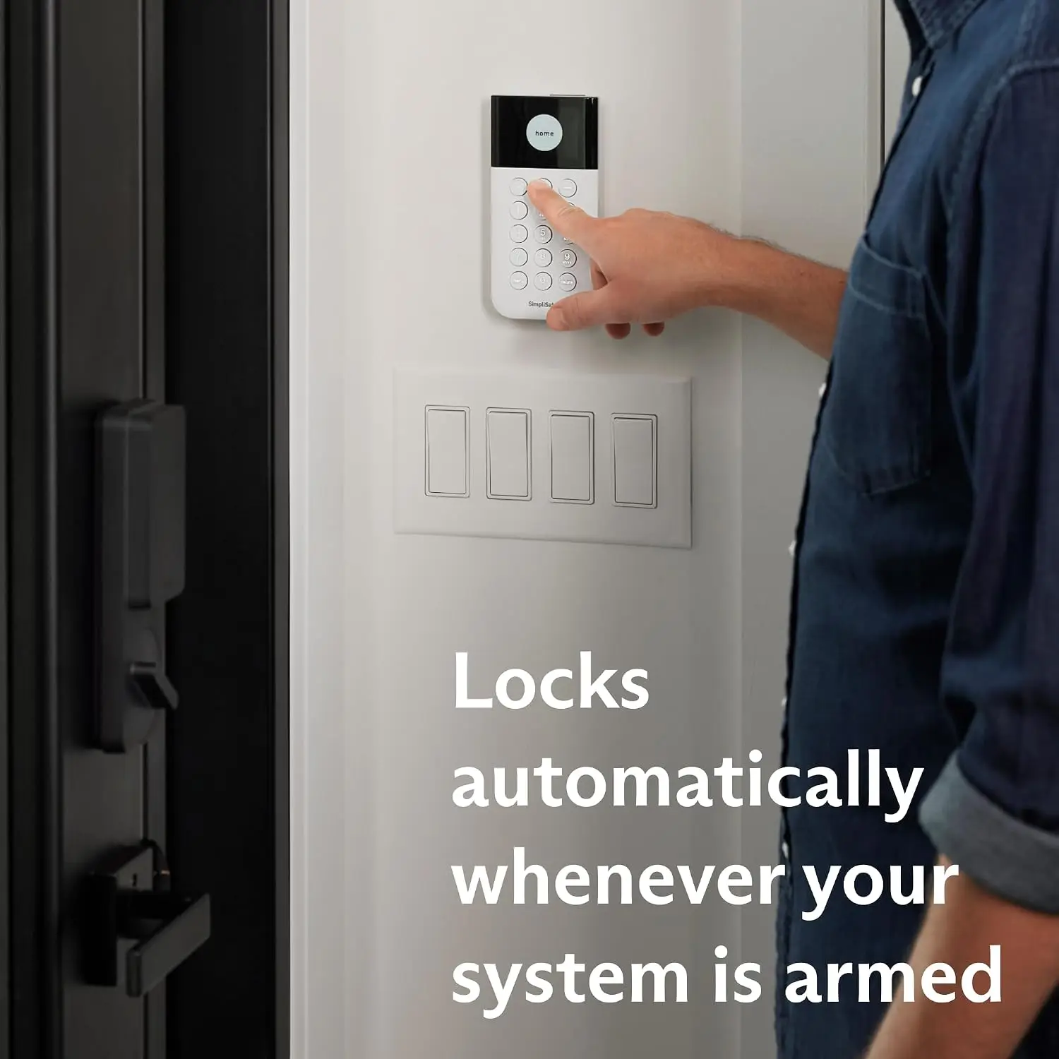 Smart Lock Series 2 (White) for The Gen 3 Home Security System