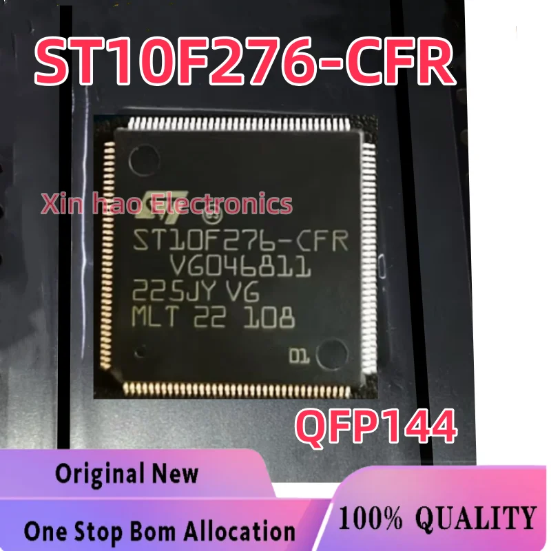 1PCS ST10F276CFR ST10F276 ST10F276-CFR QFP144  Automobile audio circuit board CPU Thick Finger Lots 28 x 28 x 3.4m