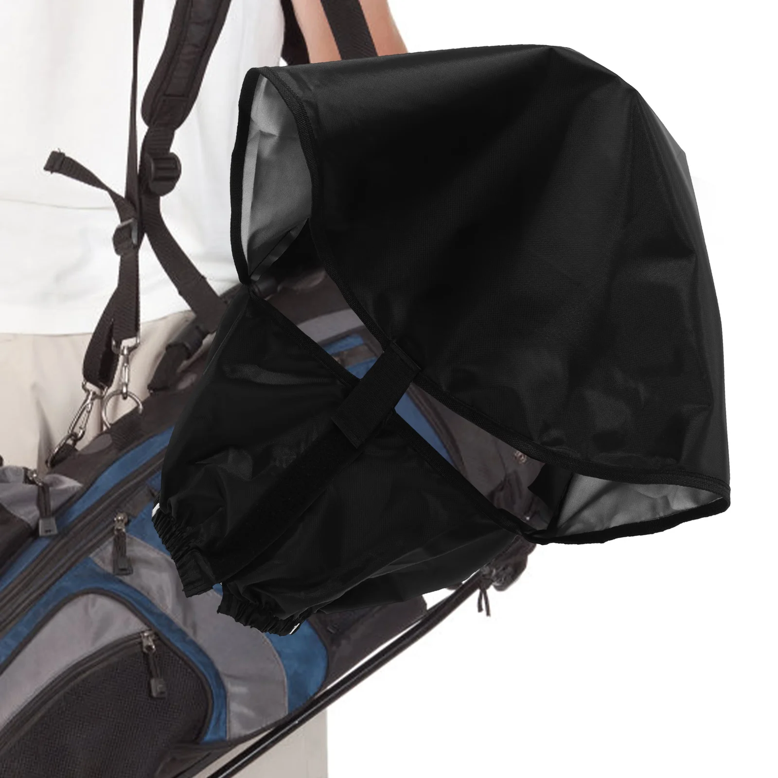 Golf Bag Rain Cover Heavy Duty Oxford Cloth Waterproof Dust Scratch Snow Protection Foldable Lightweight Golfing Bag