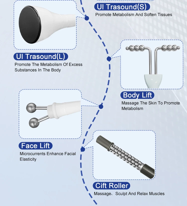 المكتبة الذكية أحدث جهاز تدليك الأسطوانة لتخفيف الوزن كافي 11 في 1 80K فراغ الثدي بعقب الوجه رفع الجسم #5