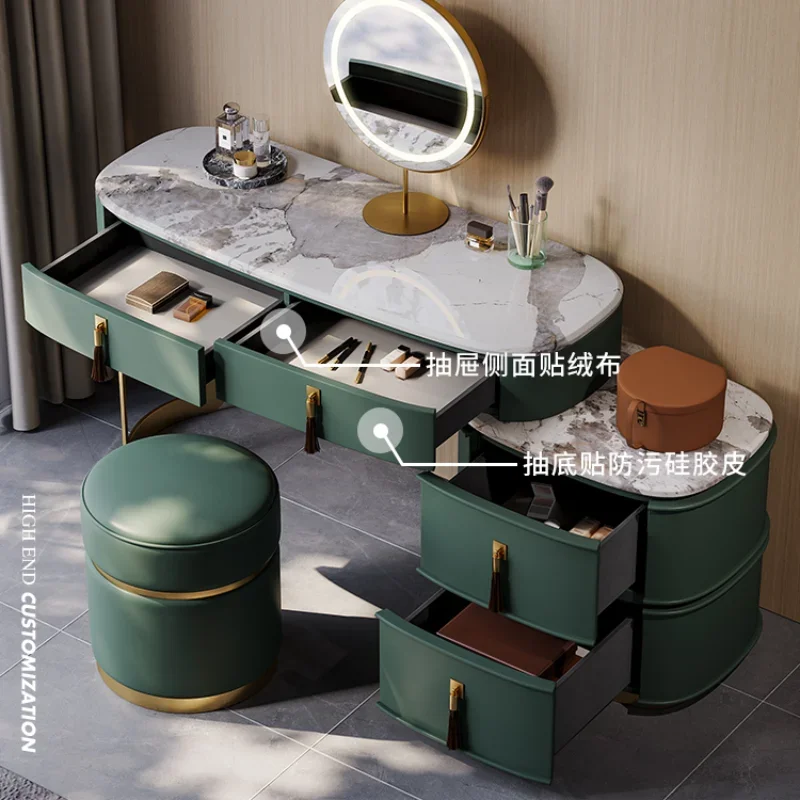 Makeup Storage Dresser Nordic Chair Luxury Mirrors Desk Dressing Table Cabinet Room Penteadeiras De Maquiagem Room Furniture