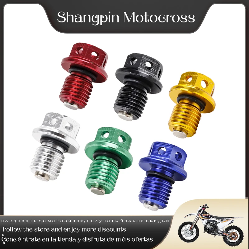 M12xP1.5 Oil Drain Plug Bolt Screw For Honda CRF XR Z 50 CR 80 125 250 480 500 125R 250R XR 100 250 350 500 650L 74-2013