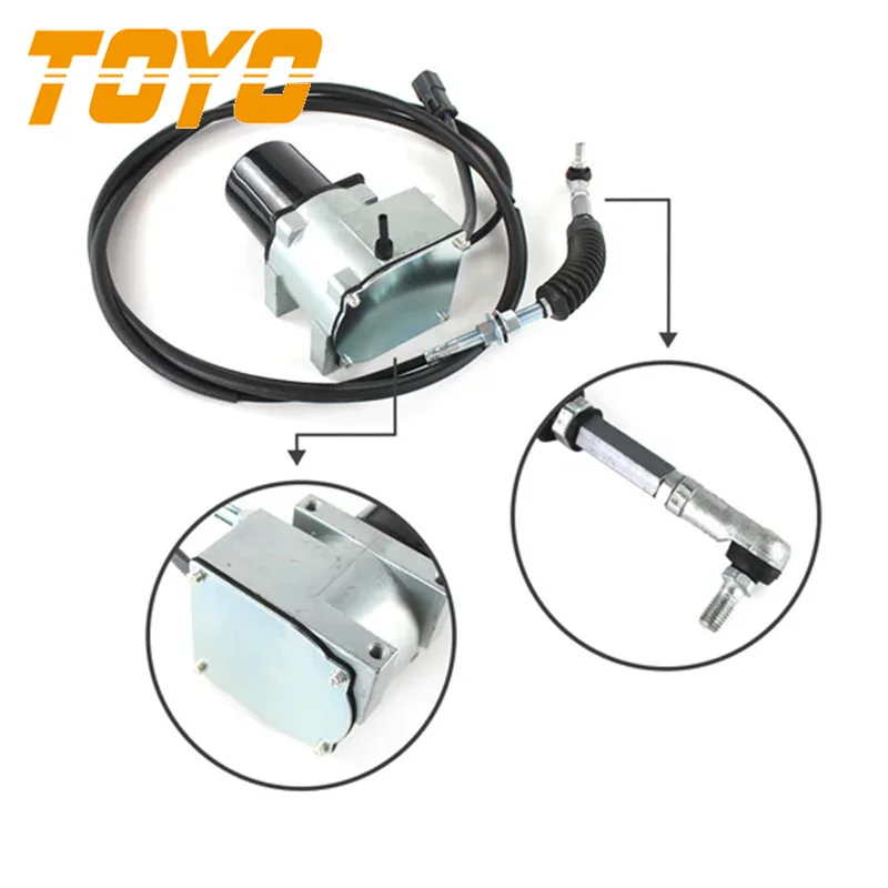 Piezas de excavadora TOYO, conjunto de Motor de acelerador 11E9-62010, enchufe de motor de acelerador eléctrico para R160LC-3 R290LC-7 R320LC-7