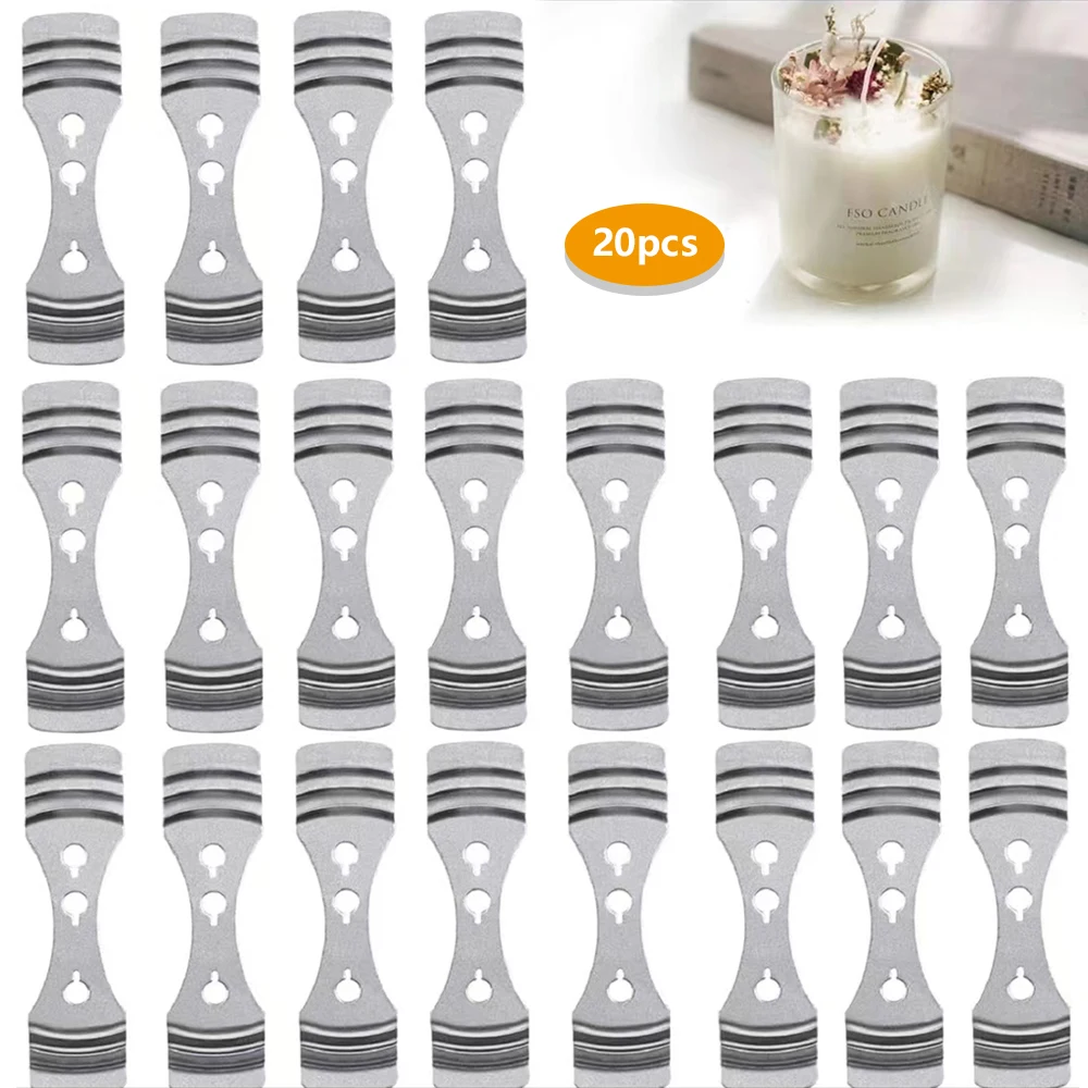 

50/20 шт., металлический держатель для фитилей для свечей, центрирующее устройство, набор для изготовления свечей, 10 шт., вспомогательный инструмент с расплавленным сердечником, воск