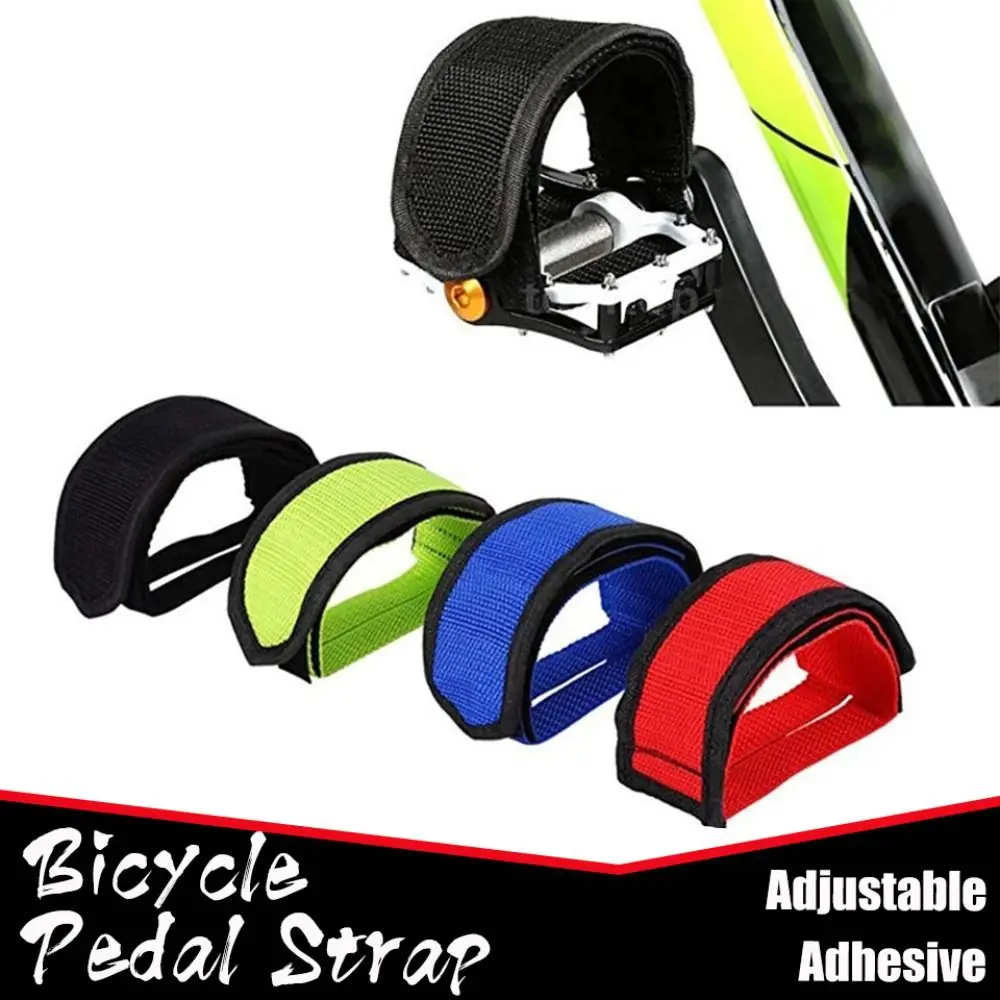 MTB Accessories For Bike Stunts Bicycle Pedal Fixed Gear Bike Pedal Tape Toe Clip Bicycle Pedal Straps Foot Strap Belt