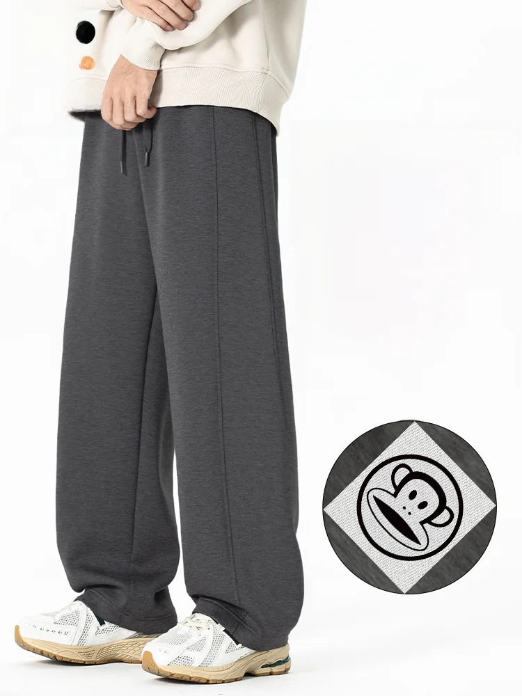 

Мужские повседневные брюки Deep ey: весенние, свободные, прямого кроя, с эффектом драпировки, в американском стиле, для повседневной носки