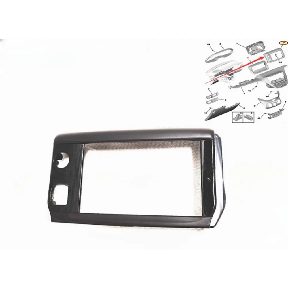 96738995XU Multifunctional Display Face Mask Frame Cover For Peugeot 208 2008