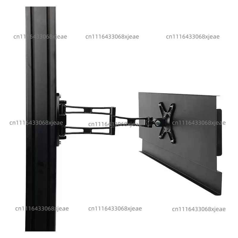 Special disc for aluminum bracket, rotating keyboard, wall-mounted telescopic adjustment handle