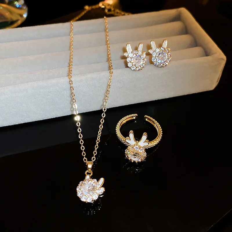 Light luxury zircon rotatable small faucet silver needle earrings, high-end niche temperament earrings