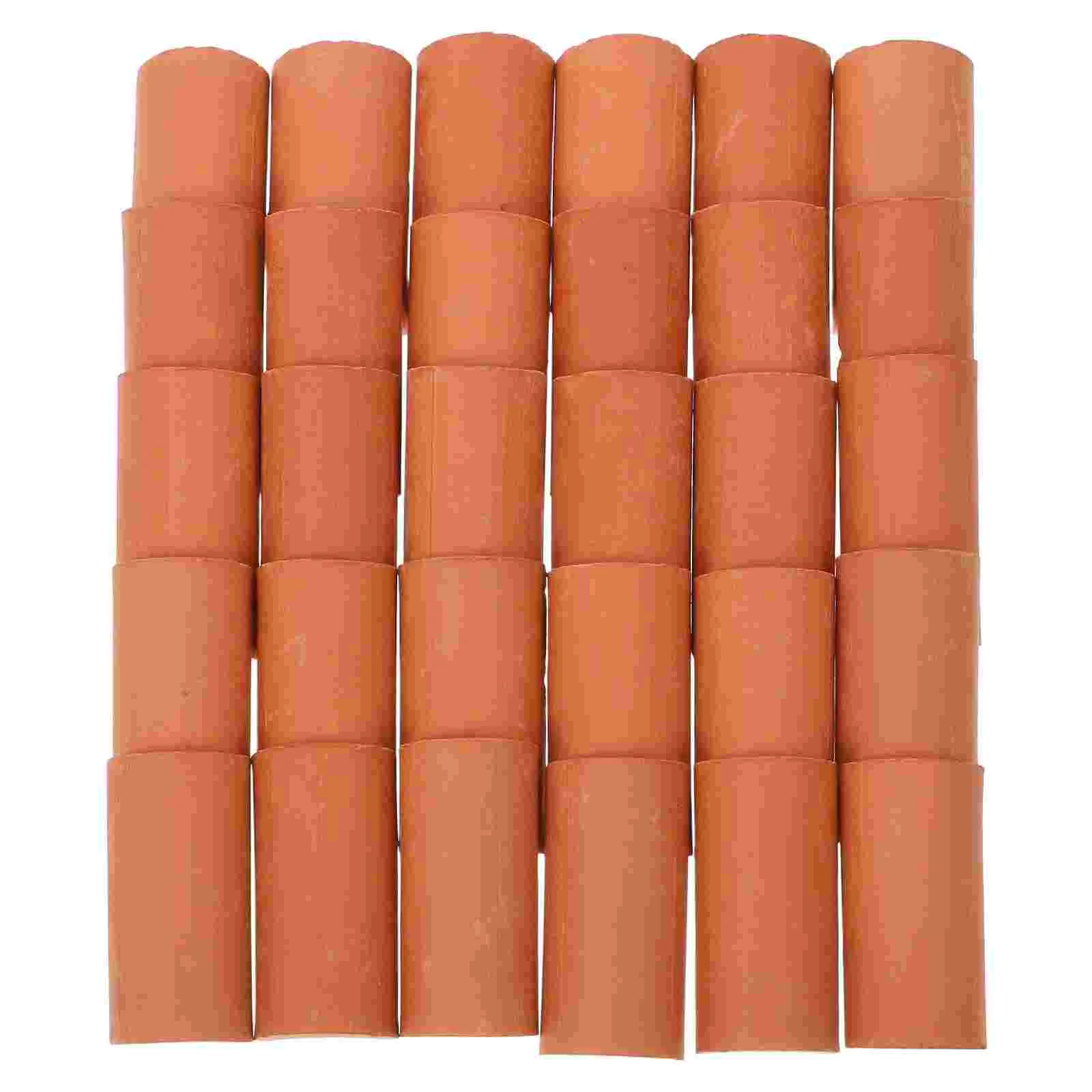 30 Pcs Miniature Roof Tiles Model Building Supplies High Realism Clay Materials for Dollhouse Crafts Detailed Architectural