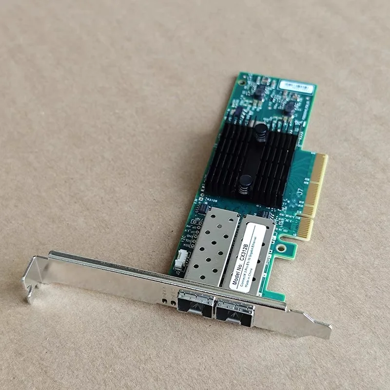 MCX312B-XCCT  10 Gigabit optical port network interface card Synology E10G17-F2 DS1621/1821 +