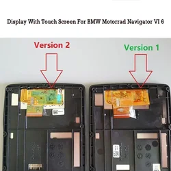 LCD-Display mit Touchscreen für BMW Motorrad Navigator VI 6, LCD-Digitizer mit Rahmen, Motorrad-Navigation, GPS-Panel-Reparatur