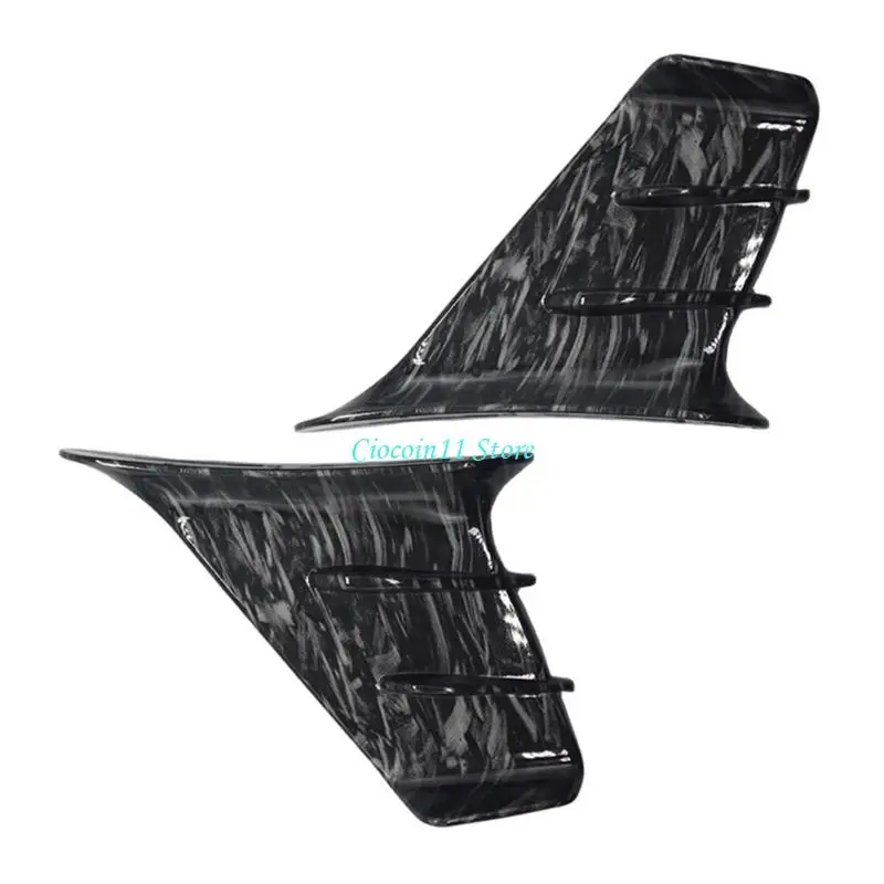 Y1ub دراجة نارية جناح الأجنحة الهوائية التصاميم ABS Universal Fit Deflector spoiler