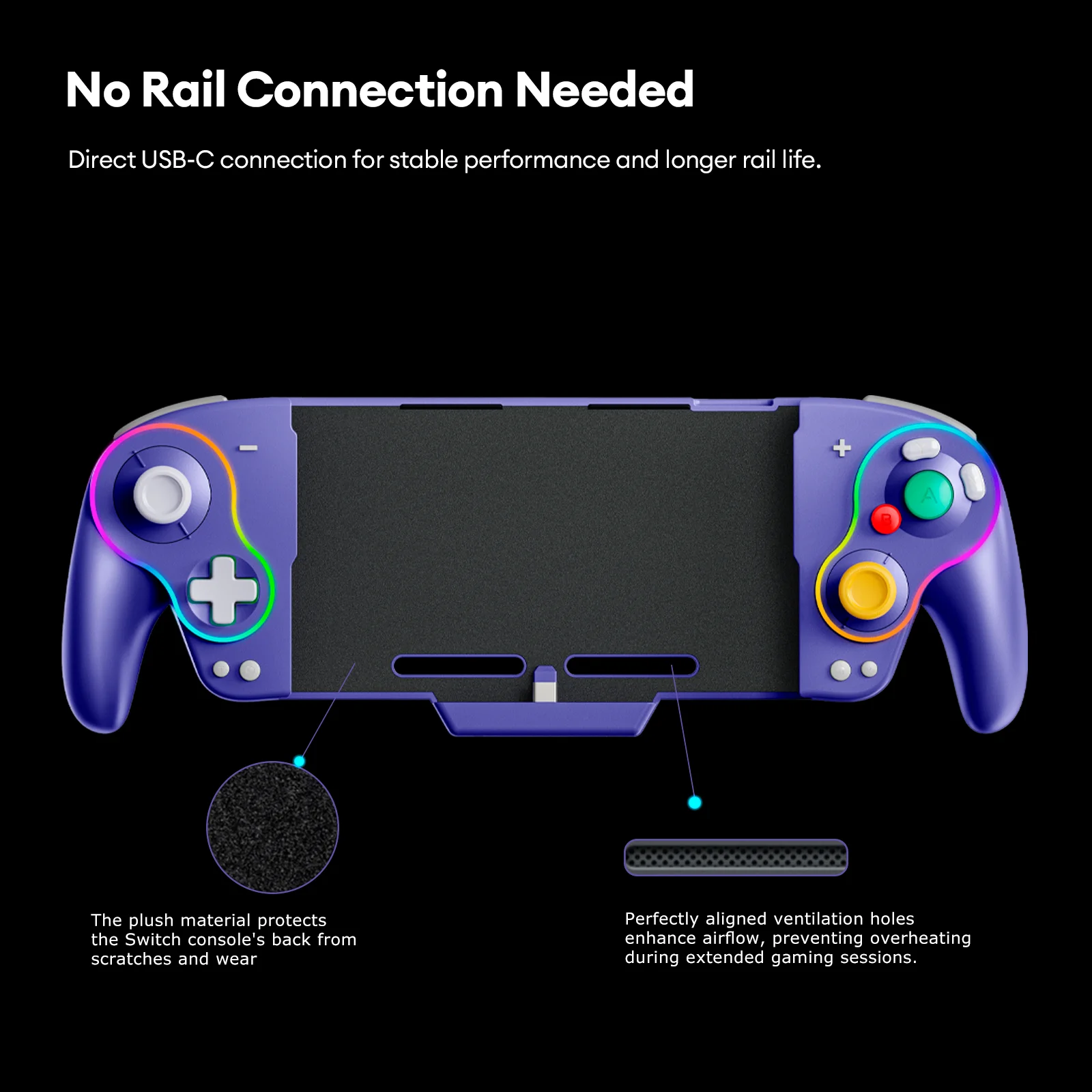 Controlador de juego Original QRD Stellar V3 para Switch/OLED/PC Streaming Gamepads puerto tipo C efecto Hall mango de estiramiento Joystick