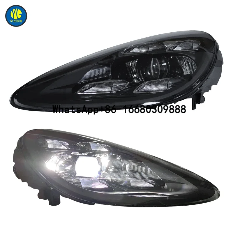 For Porsche Cayenne 958 958.1 2011 2012 2013 2014 Car Accessories Headlight Upgrade 2023 Head Lamp Light Assembly LED Headlights