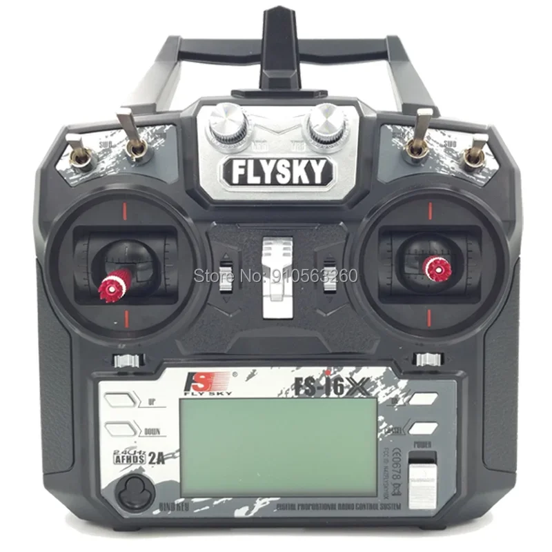 FLYSKY FS-i6X FS i6X 10CH 2.4GHz AFHDS 2A RC Transmitter With X6B iA6B A8S iA10B iA6 Receiver for RC FPV Racing Drone Retailbox