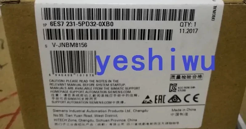 6ES7231 6ES7 231-5QF32-0XB0 5QF30 SM1231 S7-1200 AI8 * TC