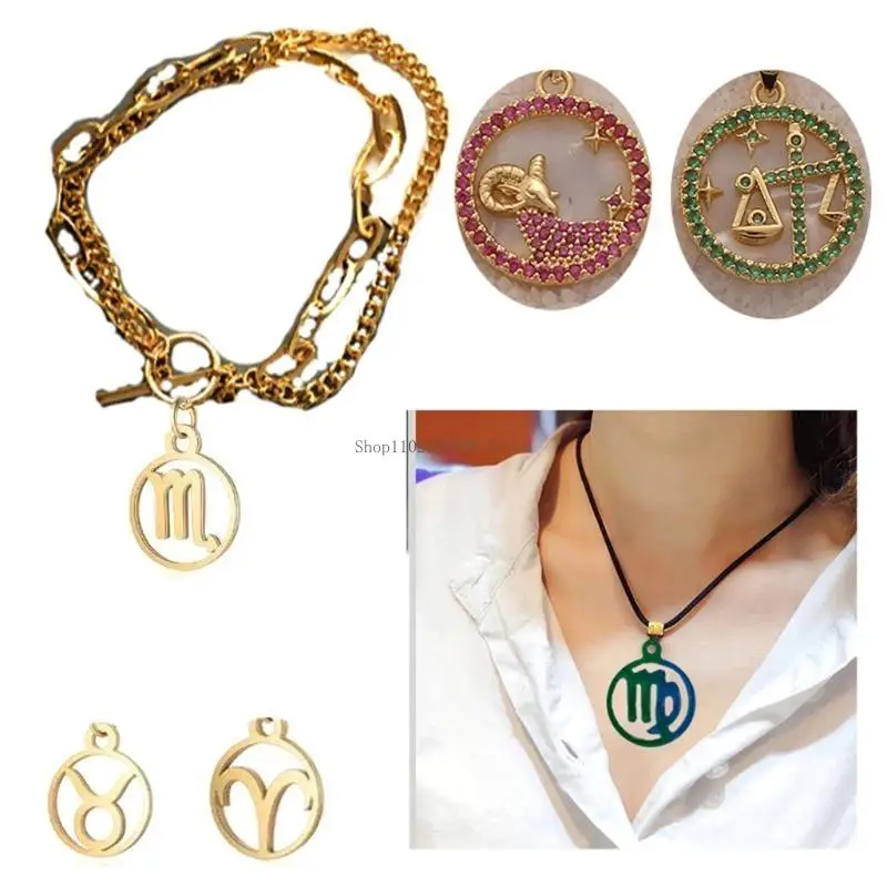 

Двенадцать созвездий эпоксидной смолы, плесени, ожерелье, силиконовая плесень