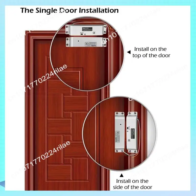 A17Z Electric Drop Bolt Lock Electronic Mortise Lock Fail Secure Mode For Access Control Electronic Mortise Lock Open When No Po