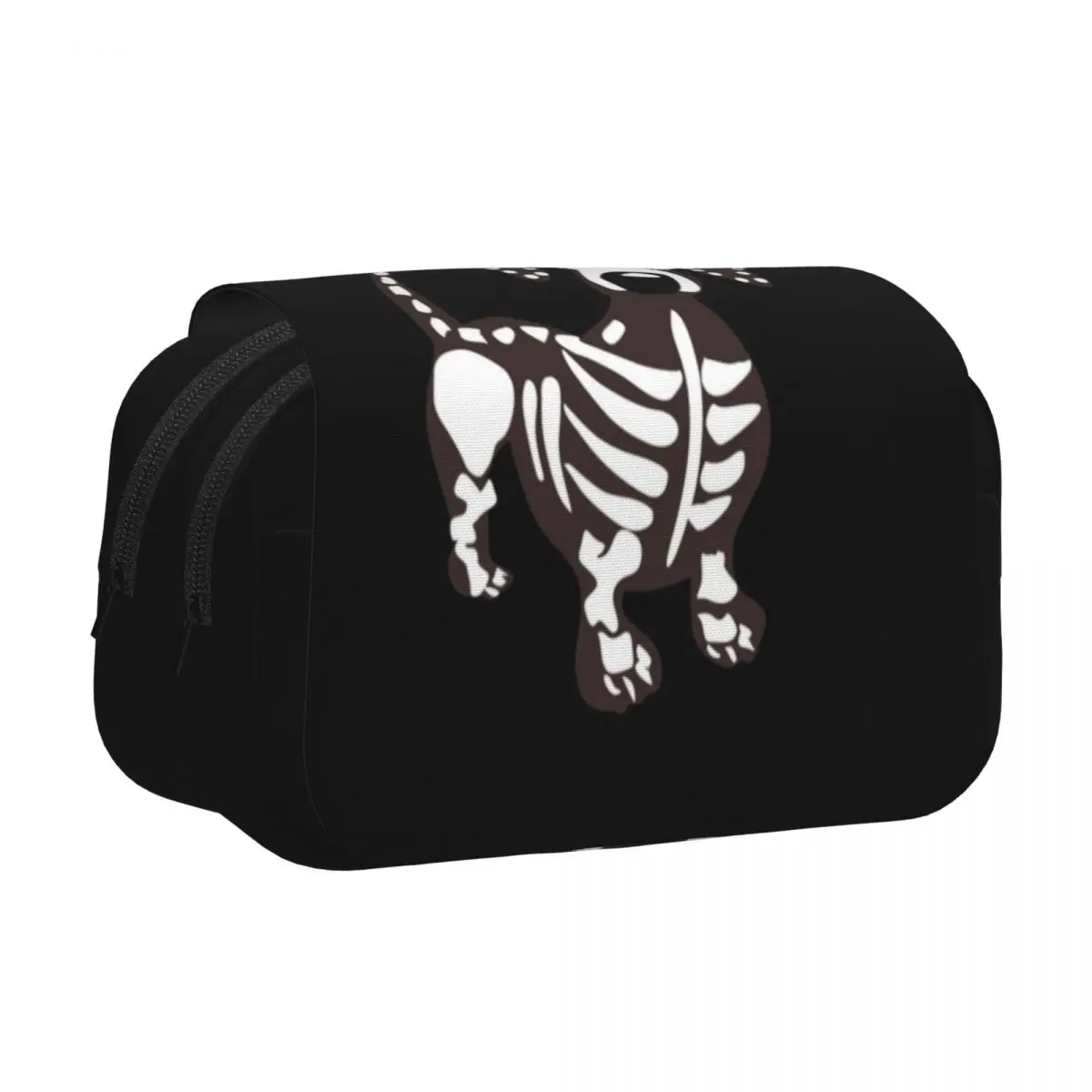 Dachshund Dog Halloween Pencil Case Pen Holder Hard Shell Leather Large Capacity Pen Box Pencil Bag for Students School