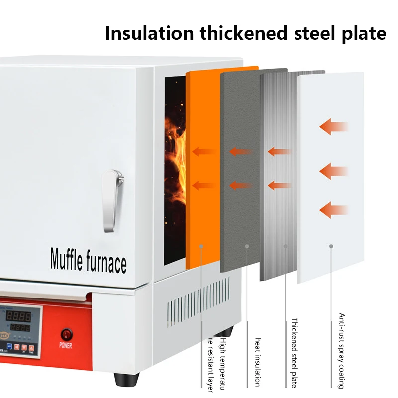 Imagem -03 - Resistência Industrial Forno Mufla Elétrica Tratamento de Alta Temperatura Sx210 10 Box tipo