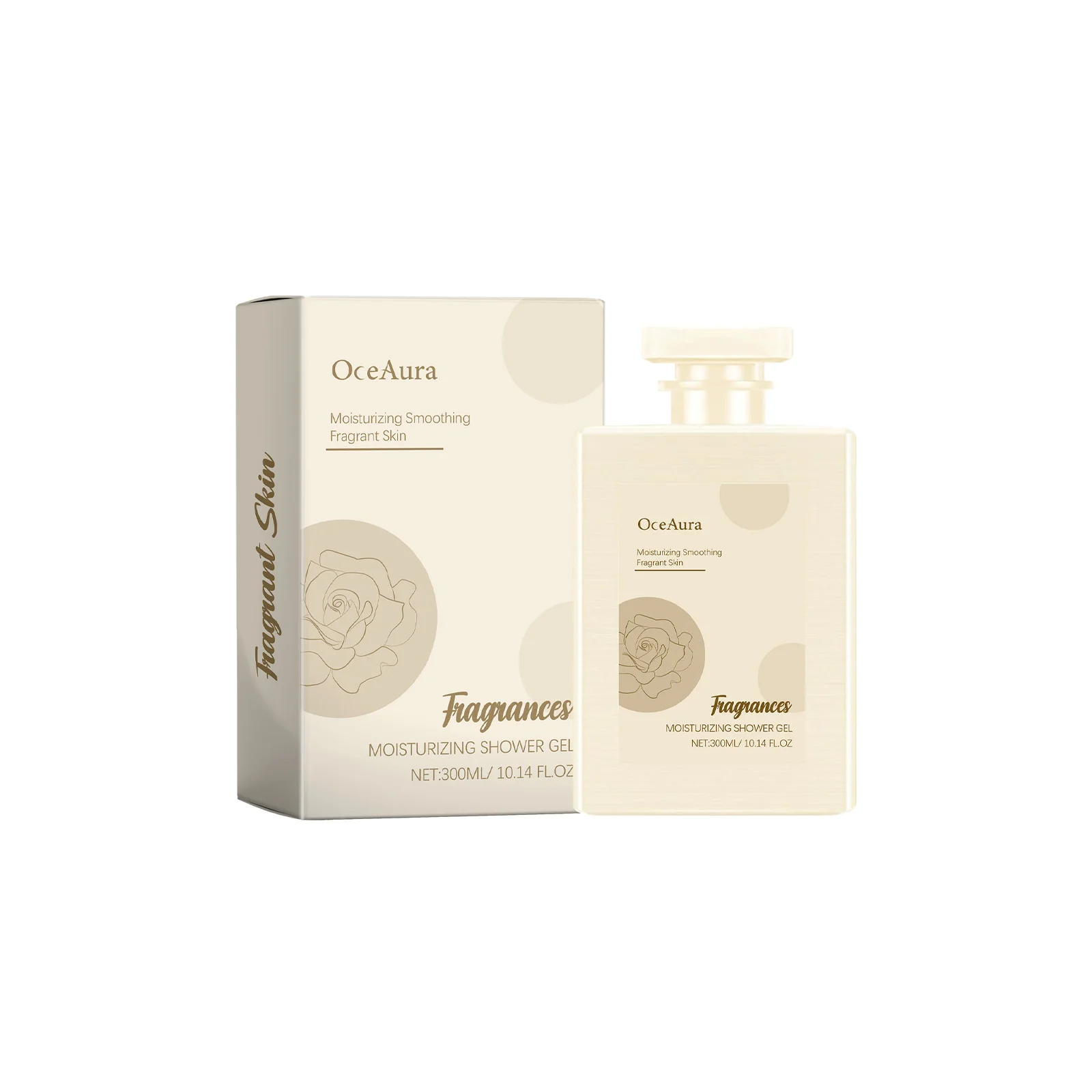 

OceAura Perfume Moisturizing Shower Gel Gently Moisturizes And Cleanses Skin With Fresh Fragrance And Charming Bath 1pcs