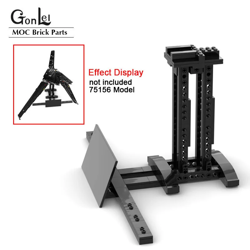 Bloques de construcción de placa de identificación moc-stand para niños, juguete de ladrillos para armar lanzadera Imperial Krennics, ideal para regalo, código 180, 75156 piezas