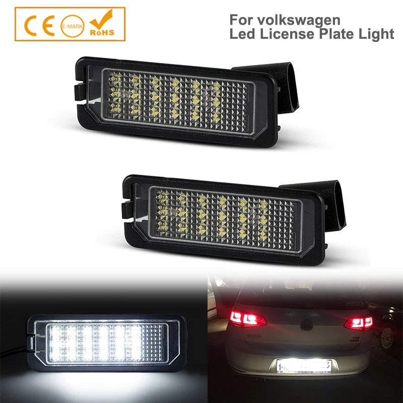 2x New Genuine For VW Beetle Golf Tiguan Led Number License Plate Lights  1k8943021D