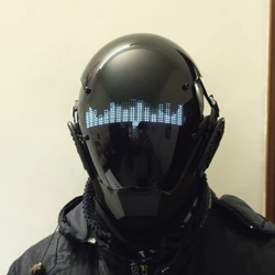 New Punk Mask Helmet Man Anime Future Punk Mask Mask Halloween Cosplay suitable for party music festival accessories