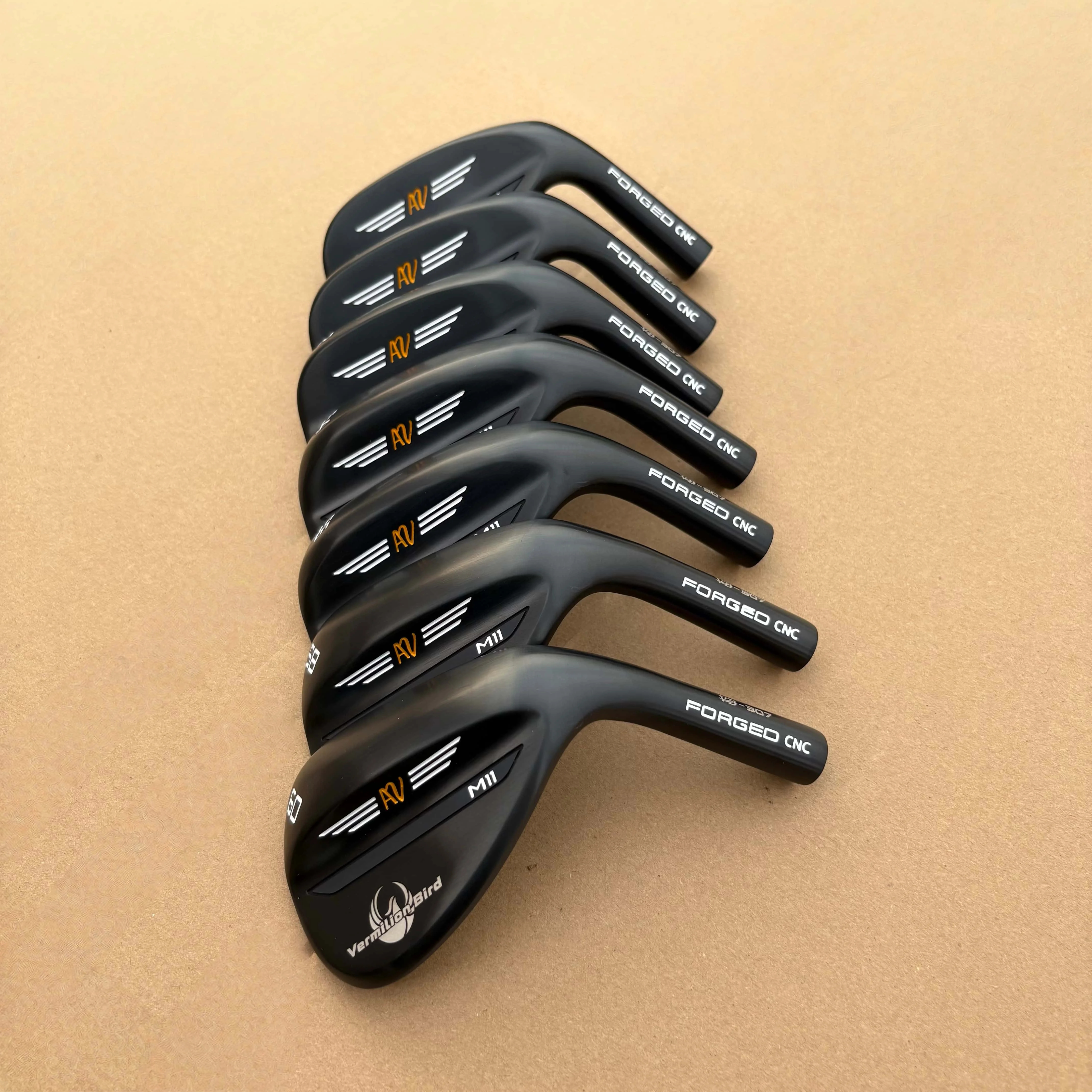 Vermilion Bird Forged Soft Steel CNC Milled Golf Wedge High Rebound Spin Control Precision Milled Golf Club Head Right Handed