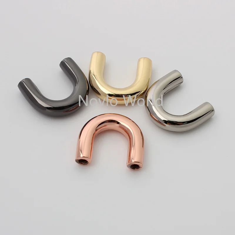 10-50 Stuks 5 Kleuren 20*17Mm 3/8 "Inner Rose Gold Nieuwe Producten U-vorm Boog brug Voor Vrouw Kettingen Tas Portemonnee Kettingen Connector