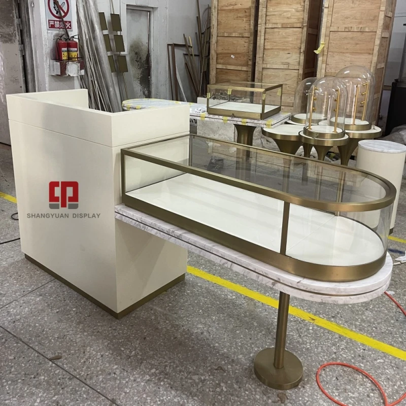 custom.Luxury Jewelry Showcase Display Showcase Glass Display Cabinet Jewellery Shop Design Jewelry Cabinets