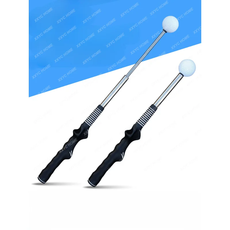 

Golf Telescopic Swing Stick Boys and Girls Small Sound Rhythm Golf Swing Simulator Supplies