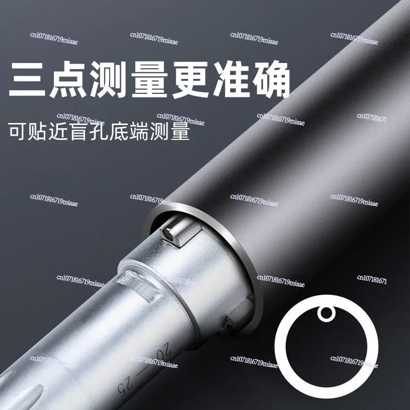 New two-point type three-claw inner diameter micrometer high-precision three-point inner measurement aperture inner micrometer