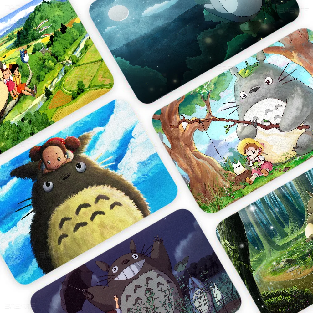 Anime Totoro 2024 Anime Cartoon Skin Stickers Film Tape Case For Big Credit Debit Card Front Side