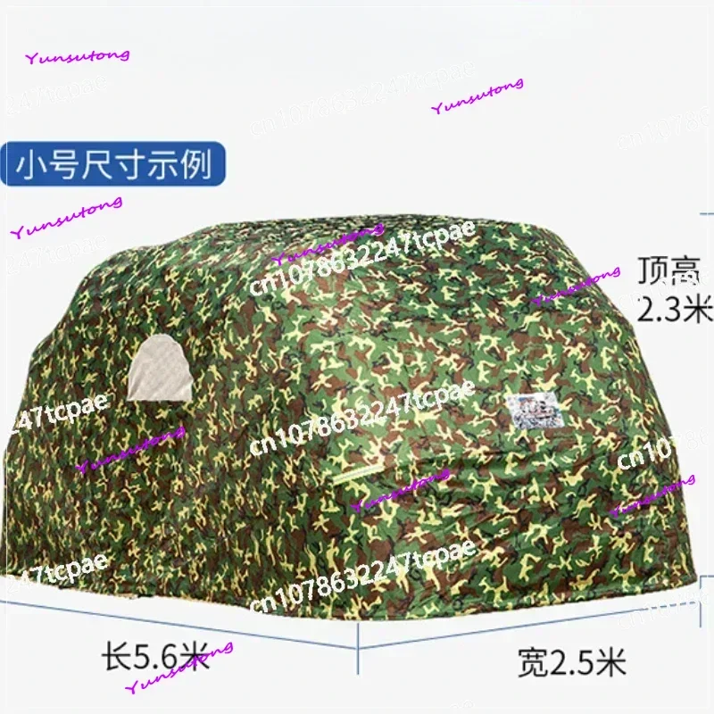 

Car semi-automatic folding carport, household sunshade, outdoor sunscreen, mobile garage, simple telescopic parking shed