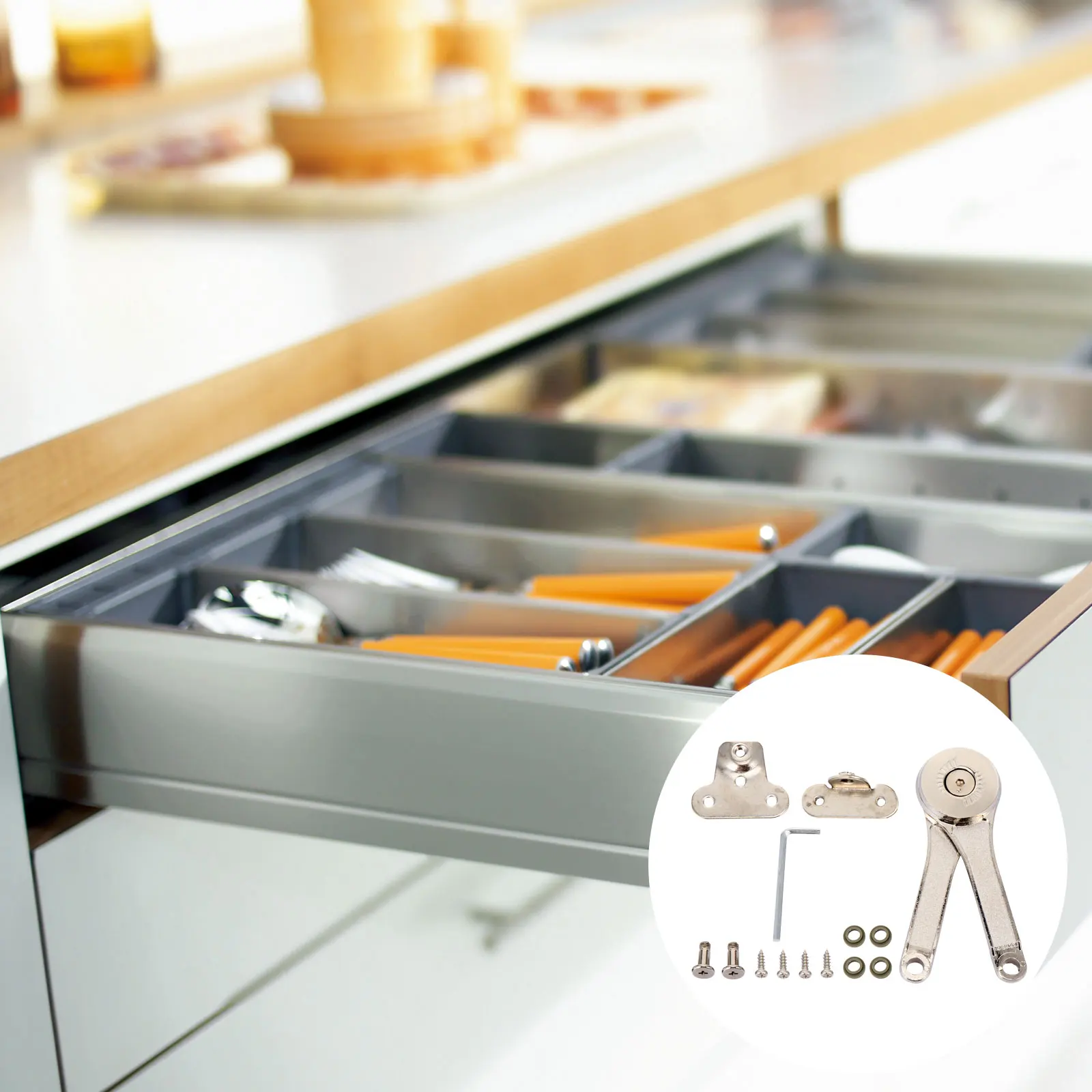 

Cabinet Hinge Support Rod Furniture Hardware Adjustable Lid Stay Stop Hinges Soft Close Open Door Accessories 6197