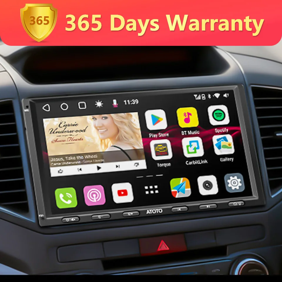 7 inch Double 2 Din Android Car Stereo 4G WIFI GPS Bluetooth