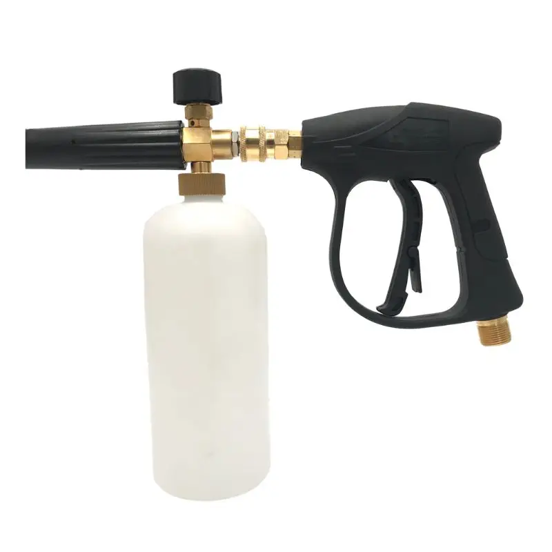 

1/4" Wash Foam Generator Sprayer Auto Pressure Nozzle House Window Watering Can