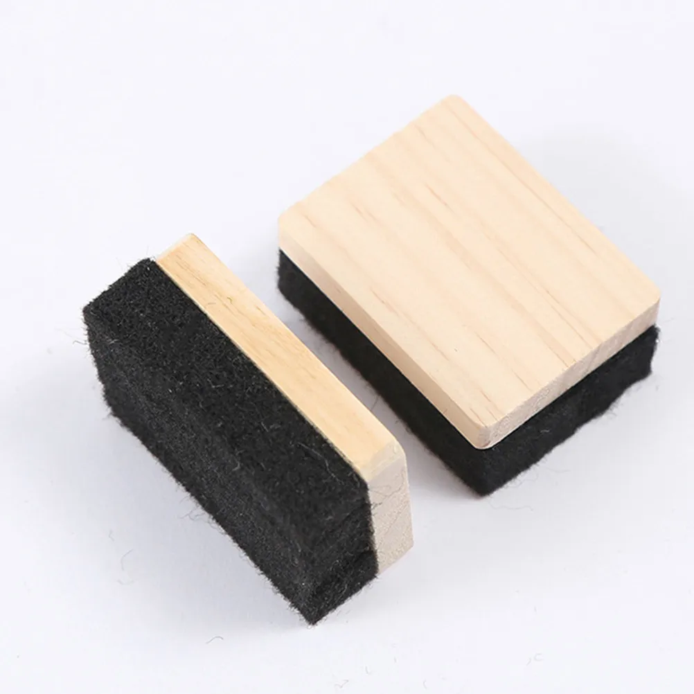 

Набор из 10 портативных губок для доски из дерева и фетра, не оставляющие следов, для школы и дома