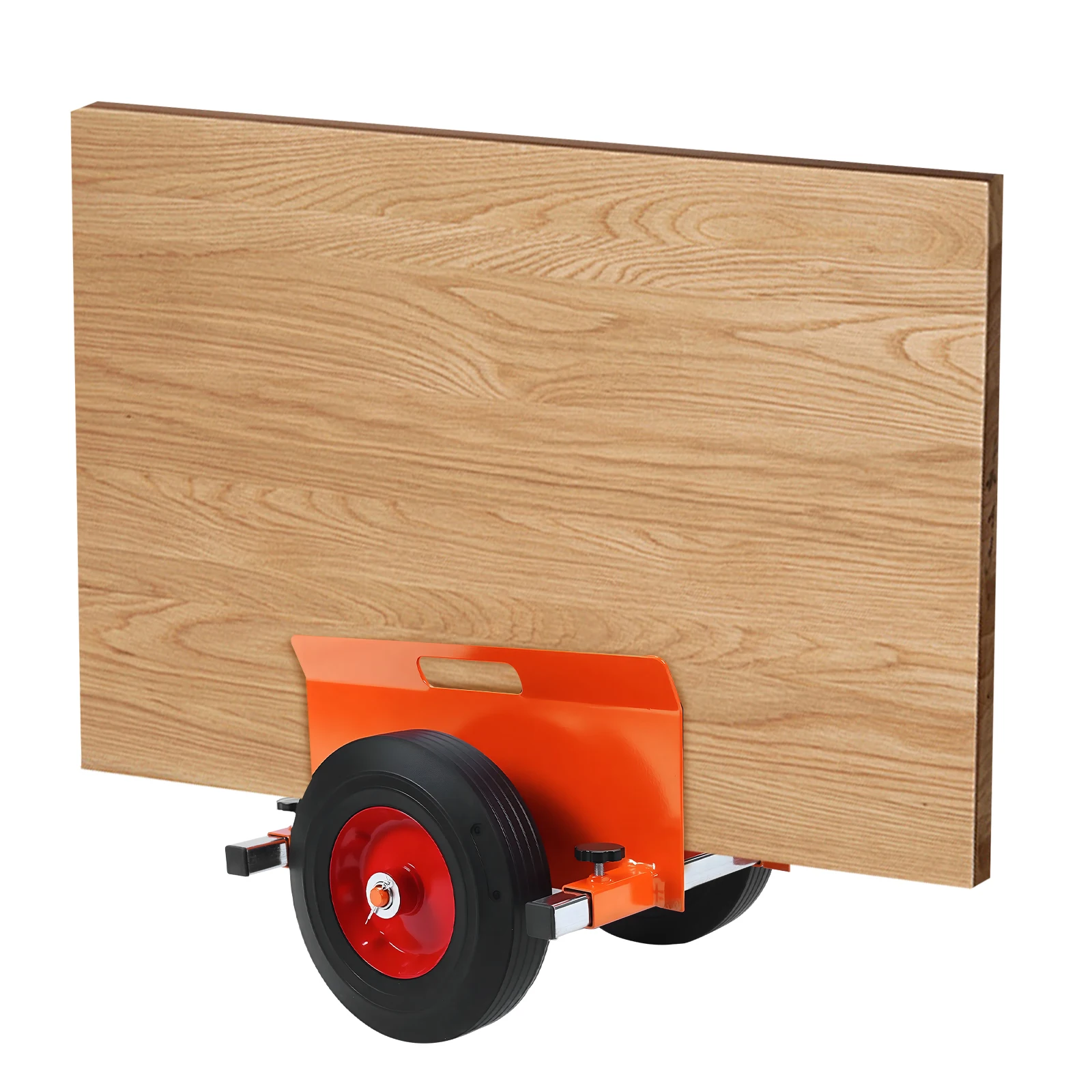 

Тележка для панелей с цельными резиновыми колесами, грузоподъемность 1100 фунтов, с ручкой, для стеновых панелей, гипсокартона, фанеры