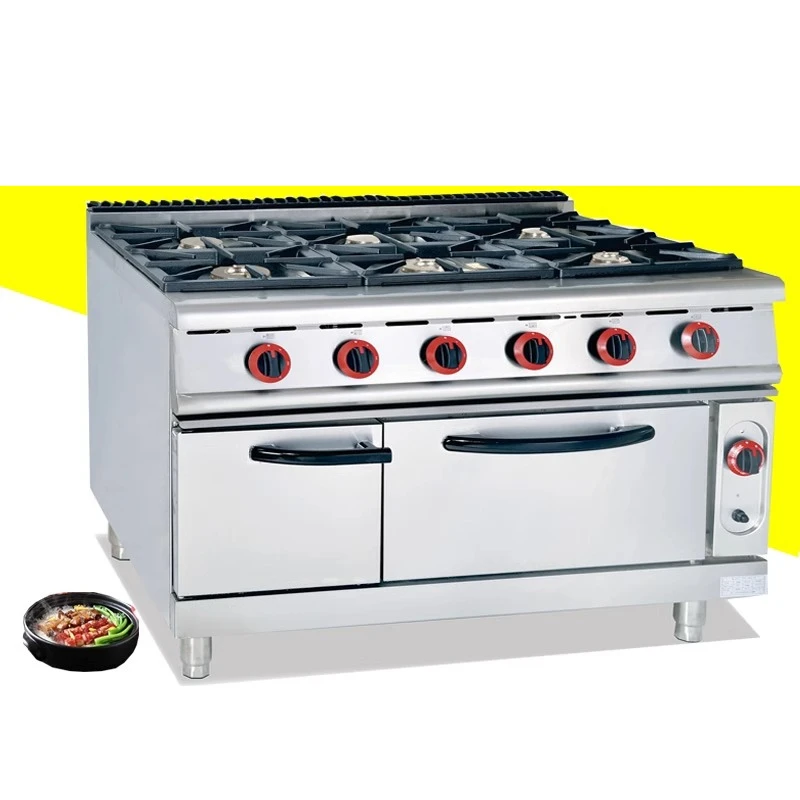 

6-Eye cooking stove Six-hole casserole stove Large kitchen combination stove