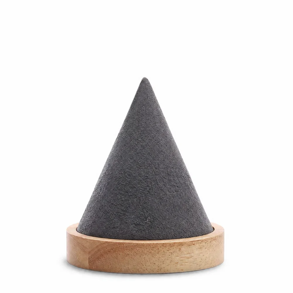 Wooden Cone Bracelet Display Stand Countertop Display Universal Jewelry Bracelet Display Handcrafted Necklace Storage Rack
