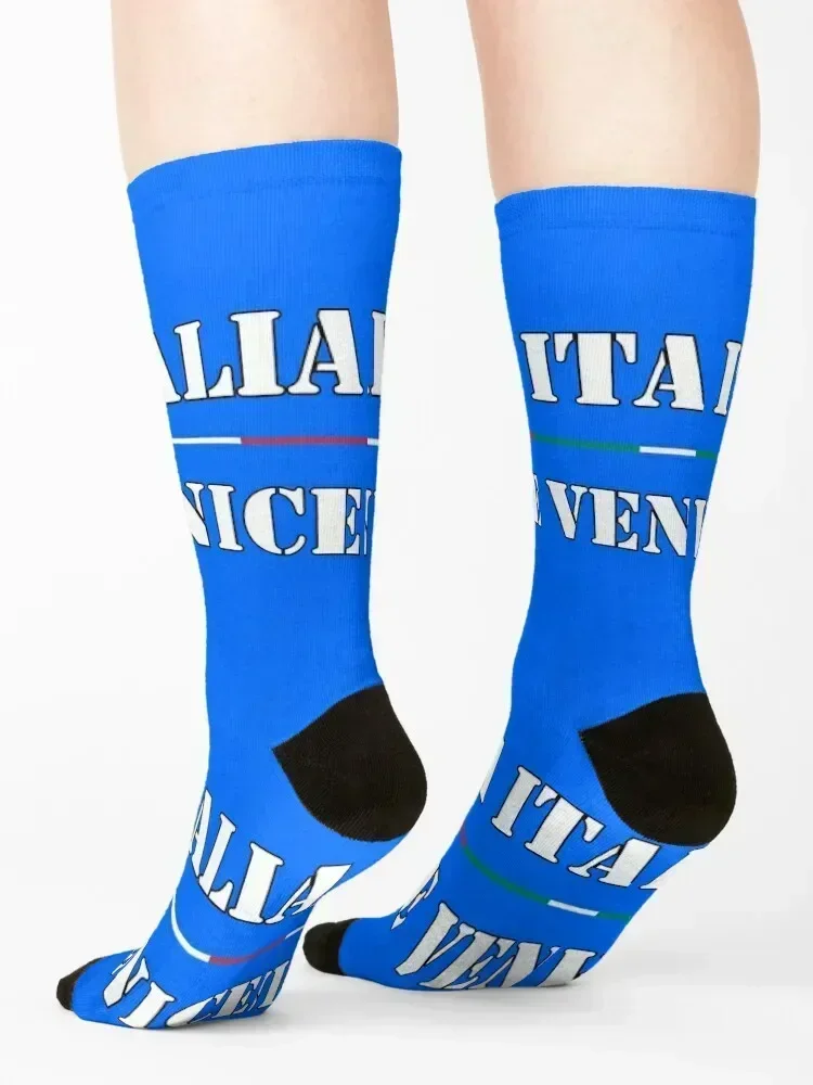 VENICE , ITALIA Socks Sports winter valentine gift ideas with print Socks For Girls Men's