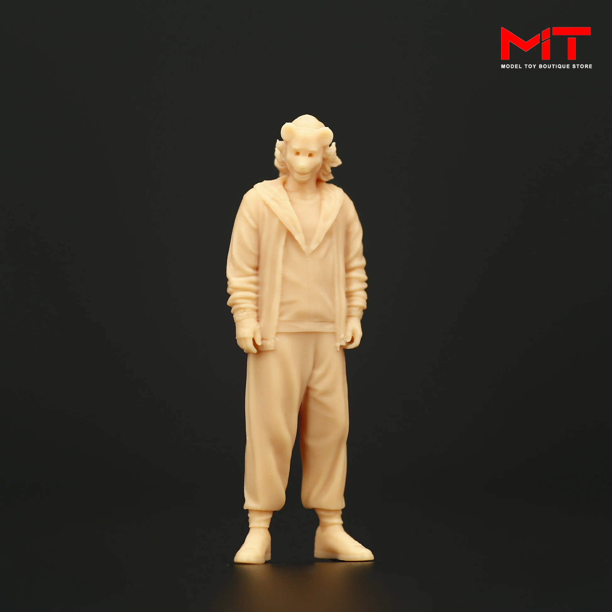 3D Print Diorama 1/64 1/43 A323 Gang men wearing masks Male Figures Miniatures Sand Table Scene Props Model For Cars Toys Decor