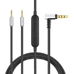 OFC Replacement Nylon Braided Cable Extension Cord For B & W Bowers & Wilkins P3 S1 S2 Headphones