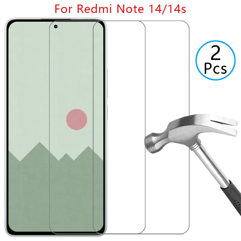 Защитная пленка для экрана Xiaomi Redmi Note 14/14S, защитное закаленное стекло для Note 14/14S/S14 4G/5G, пленка для Xiaomi Redmi 4/5G