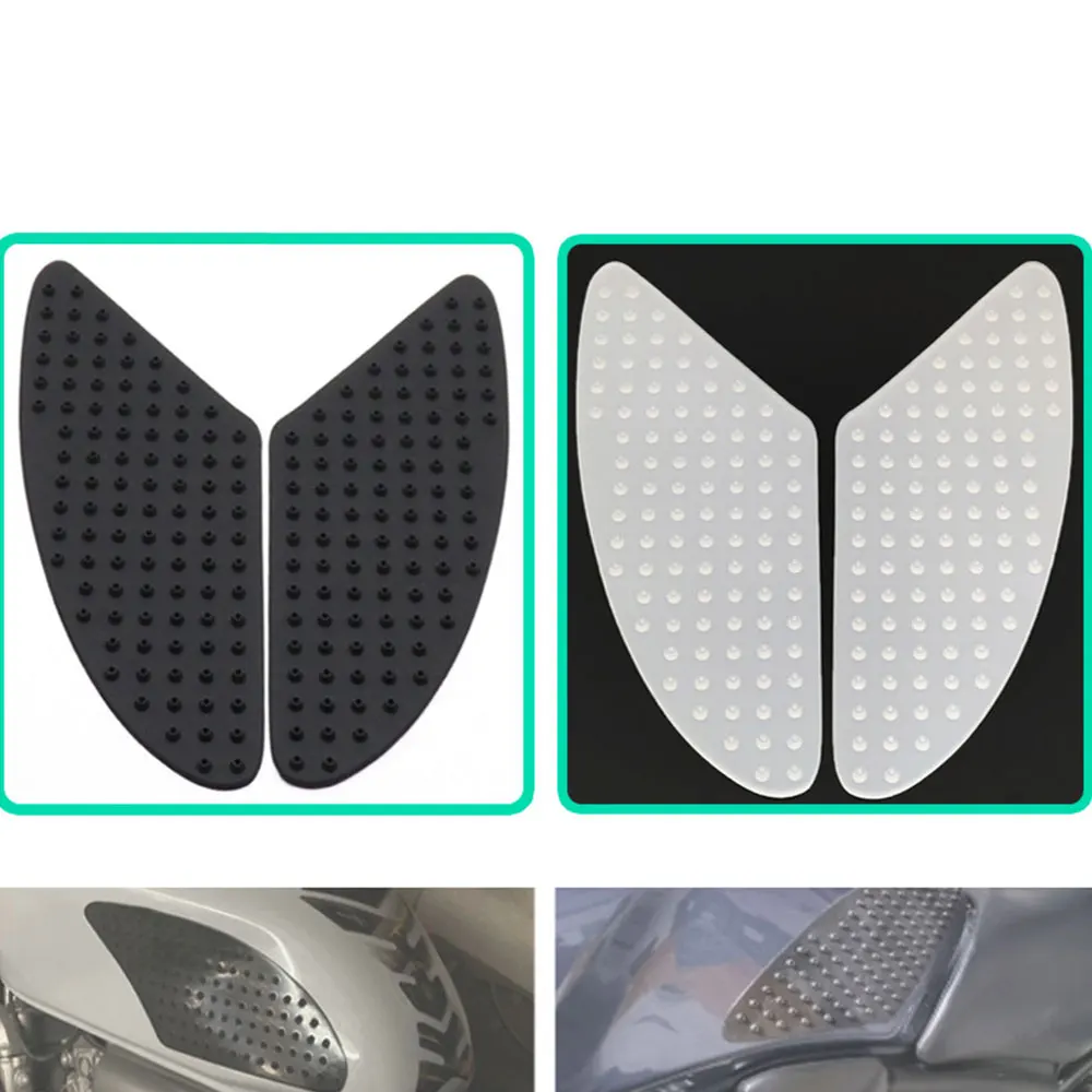 Motorcycle Fuel Tank Pad Anti Slip Sticker Traction Tank Pads Fuel Tank Knee Protective Cover Decorative Motorcycle Accessories