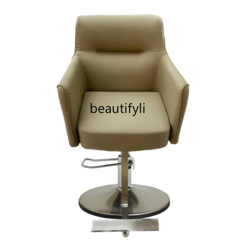 

Salon Chair High-End Hair Cutting Chair Rotatable Lifting Simple Barber Shop Stool