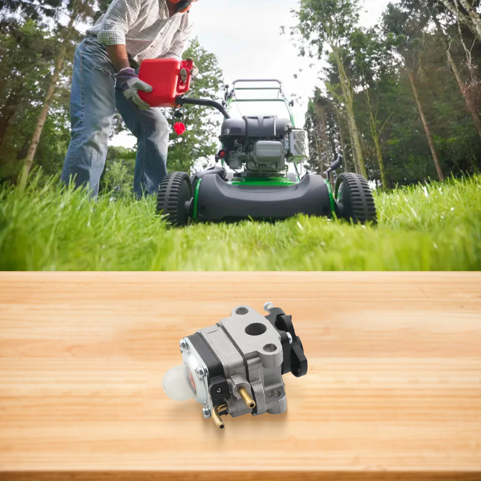 

Easily Installed Carburetor Kit for 26cc Trimmers For HY26SST Suitable for Black Max Series Improved Cutting Power